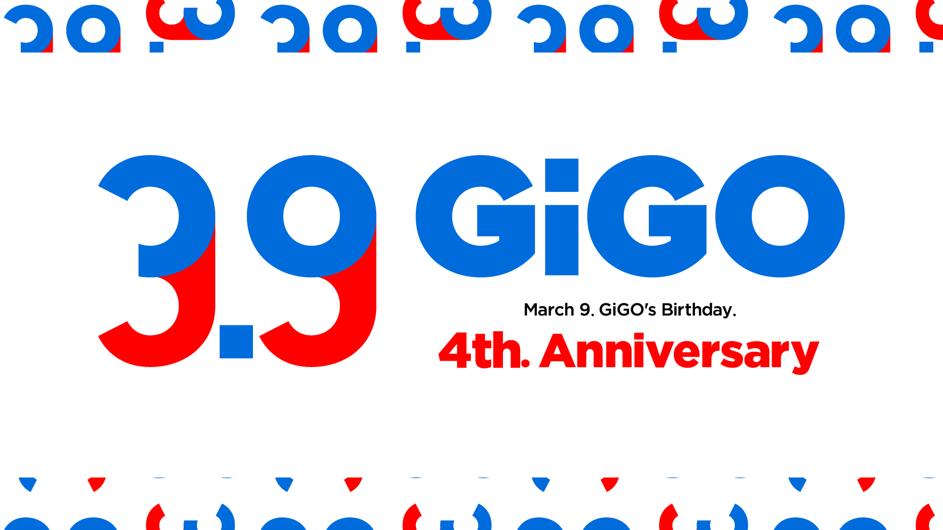 「3.9 GiGO(サンキュー ギーゴ)」4周年キャンペーンを開催します