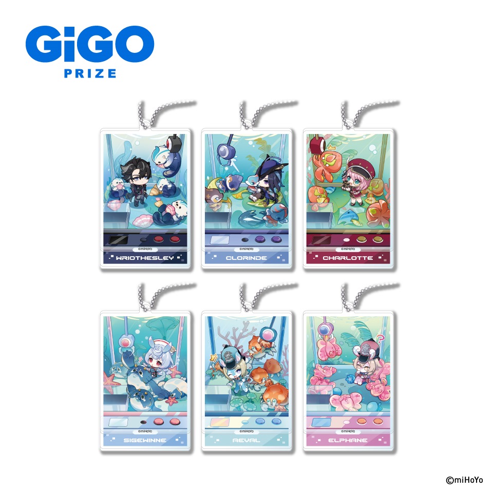 原神 スタンド付きデフォルメアクリルボールチェーン～水花舞う遊宴へ～GiGO限定の画像1