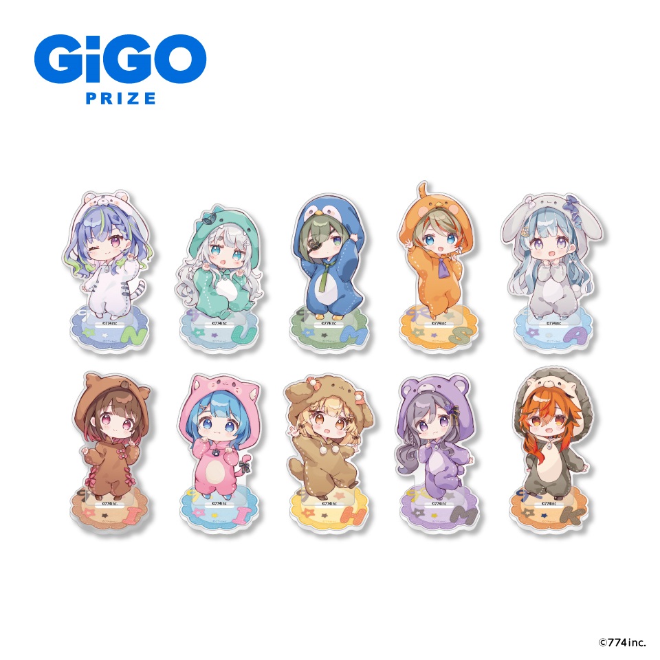 ななしいんく デフォルメアクリルスタンド～Good night, Fluffy girls～ ～GiGO限定～の画像1