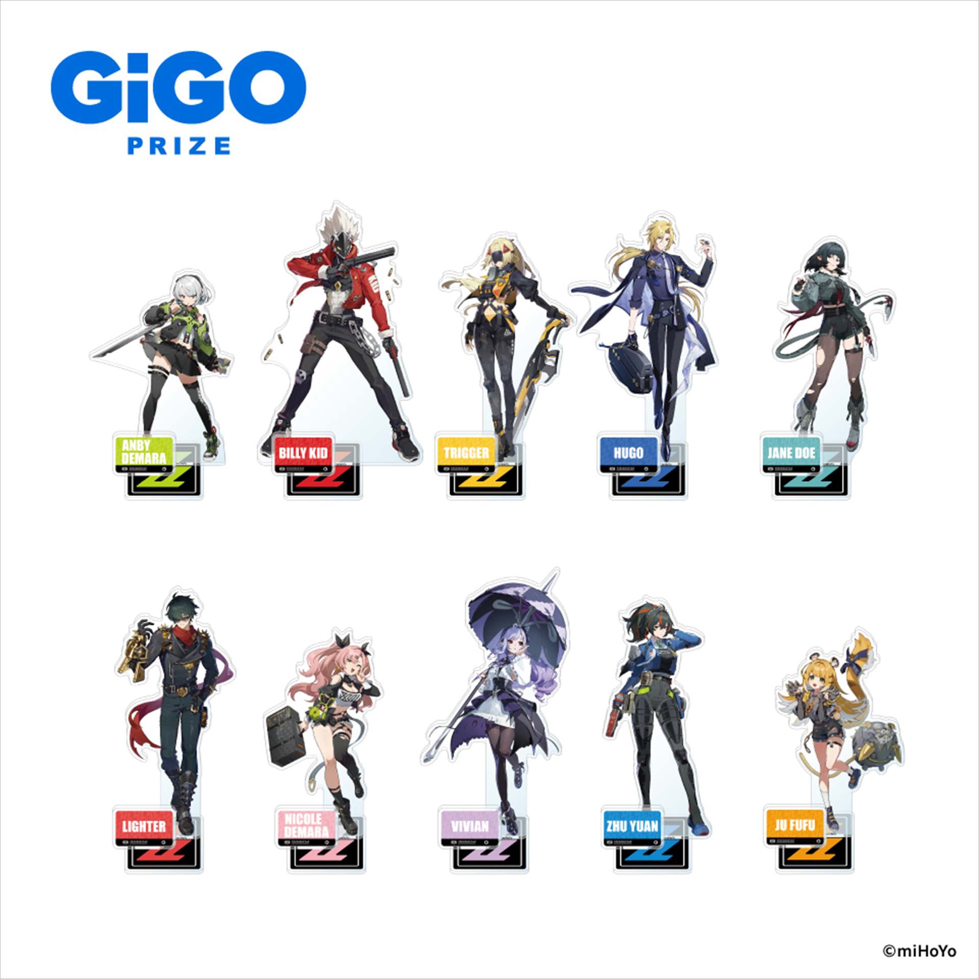 ゼンレスゾーンゼロ ビッグアクリルスタンド～GiGO限定～の画像1