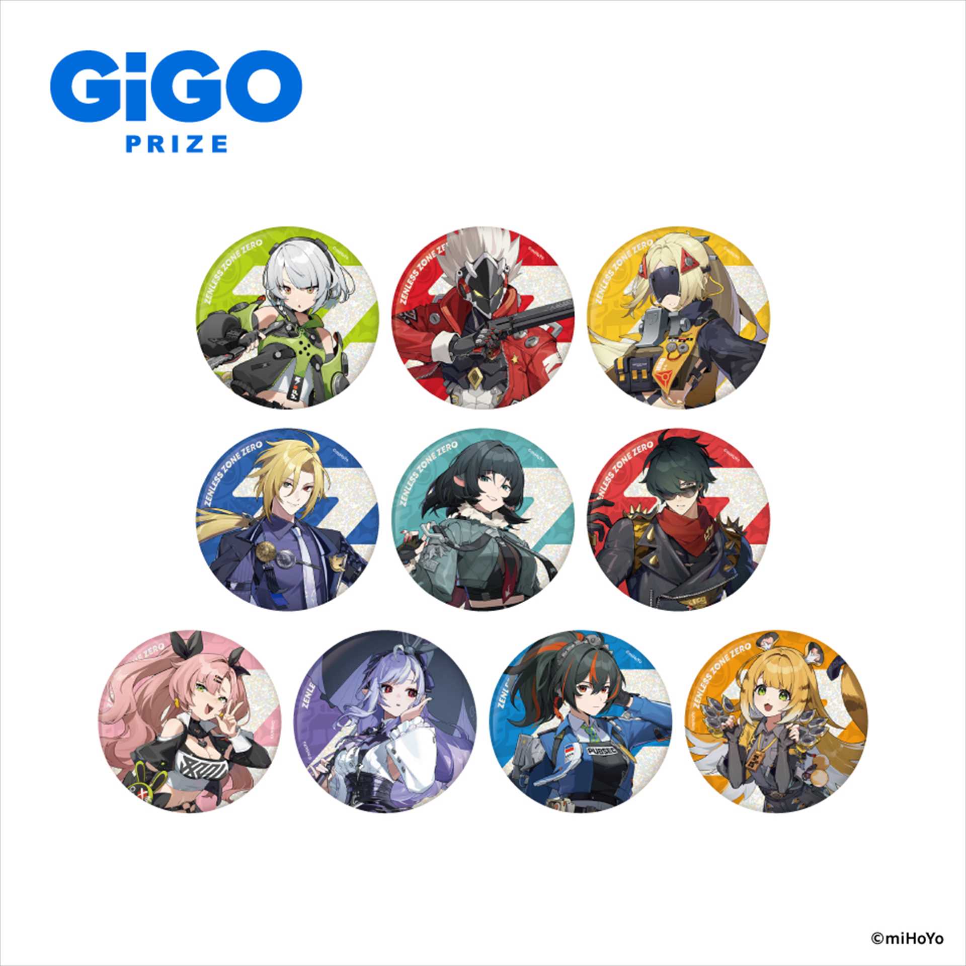 ゼンレスゾーンゼロ ホログラム缶バッジ～GiGO限定～の画像1