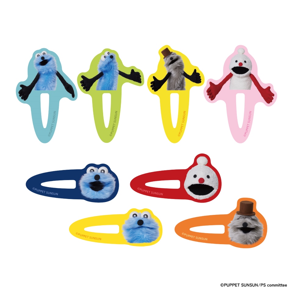 パペットスンスン アクリルヘアクリップの画像1