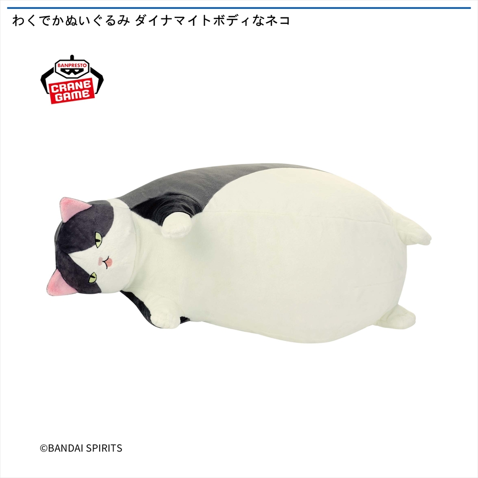 わくでかぬいぐるみ ダイナマイトボディなネコの画像1