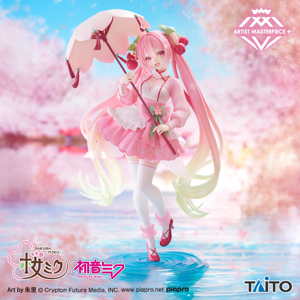桜ミク　ＡＭＰ＋　フィギュア～桜ドレスｖｅｒ．～