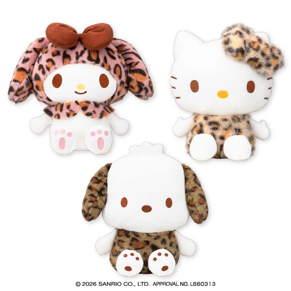 サンリオキャラクターズ ヒョウ柄ドールBIGタイプ1の画像1
