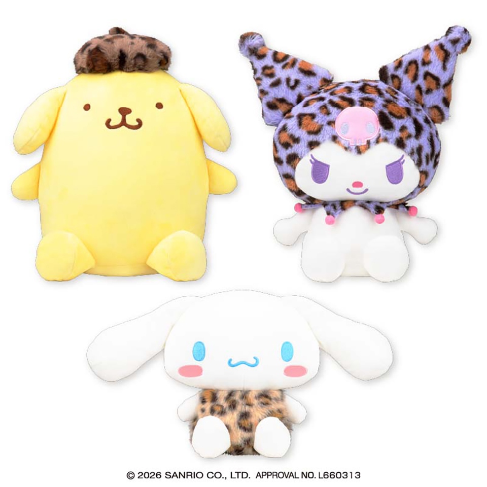 サンリオキャラクターズ ヒョウ柄ドールBIGタイプ2の画像1