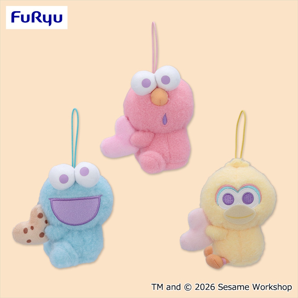 セサミストリート ハートだっこマスコットの画像1