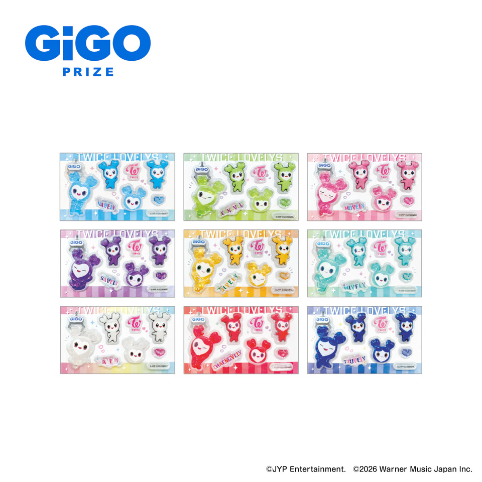 TWICE LOVELYS うるちゅるシールmini ～GiGO限定～の画像1