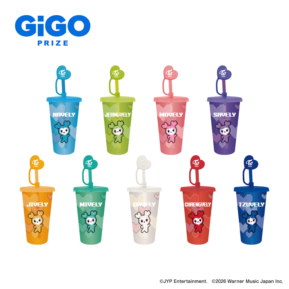 TWICE LOVELYS ストロー付きプラタンブラー ～GiGO限定～の画像1