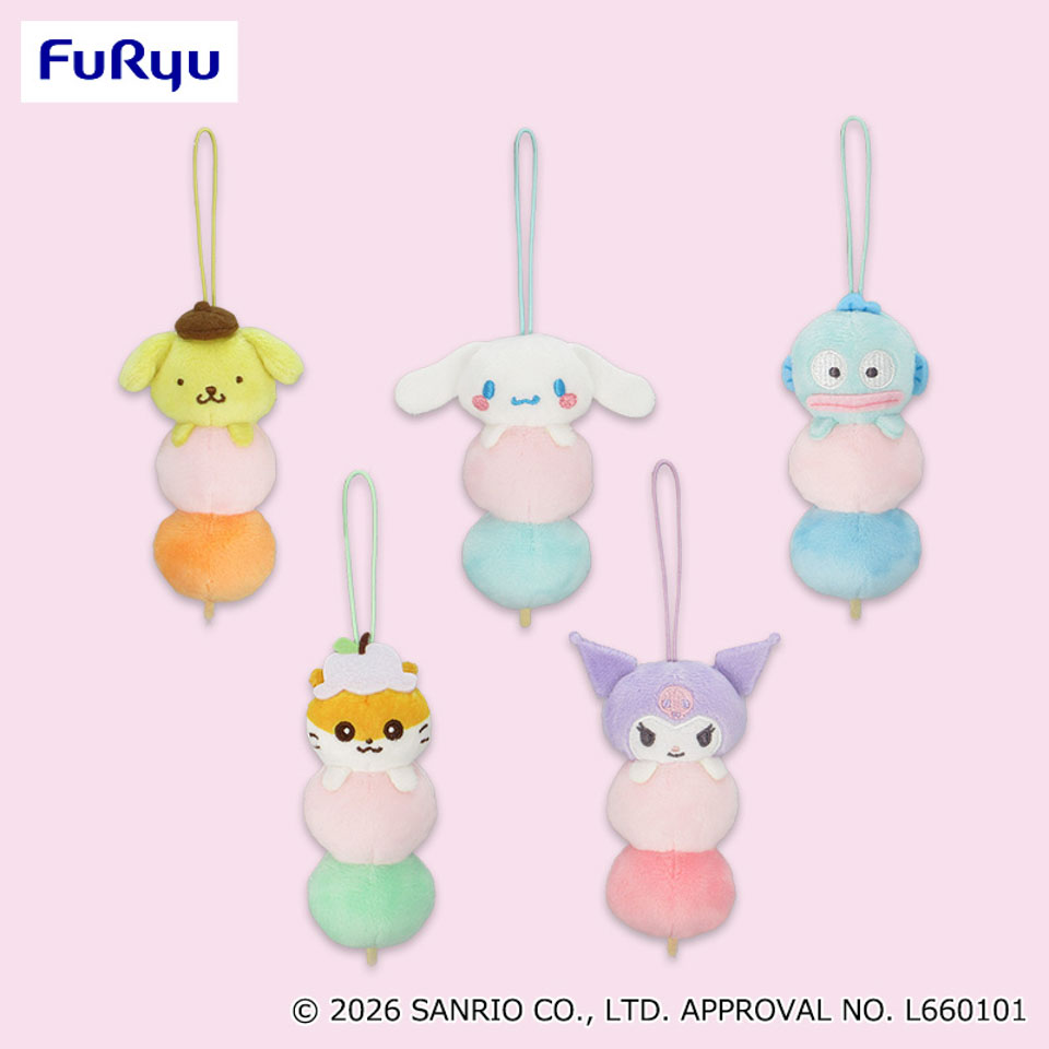 サンリオキャラクターズ 3色だんごマスコットの画像1