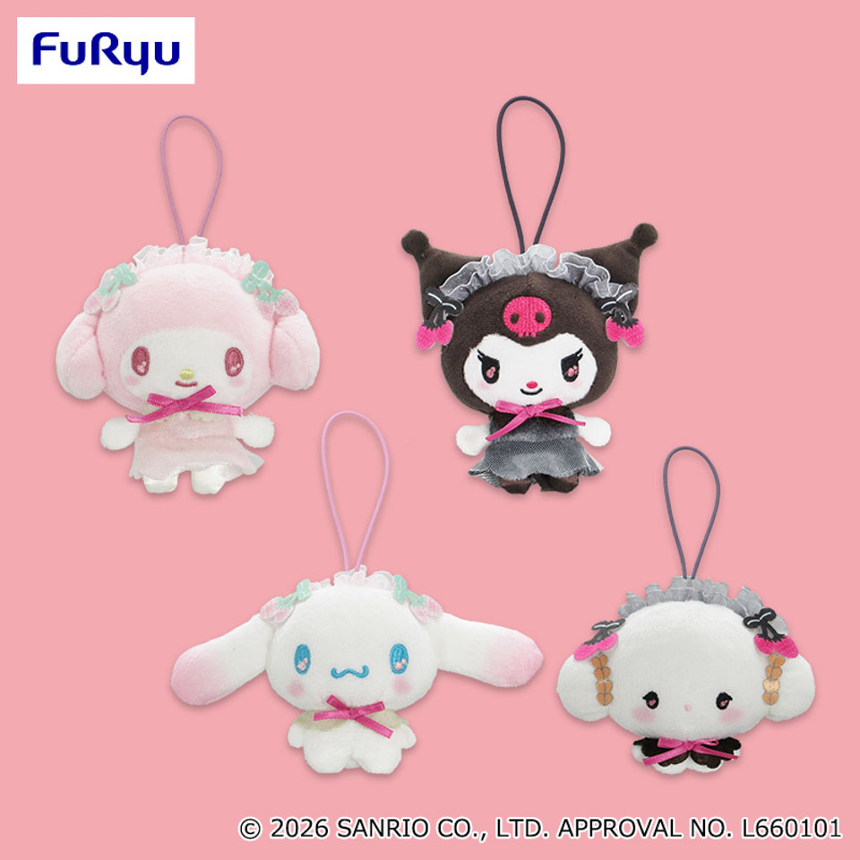 サンリオキャラクターズ しろいちごくろいちごマスコットの画像1