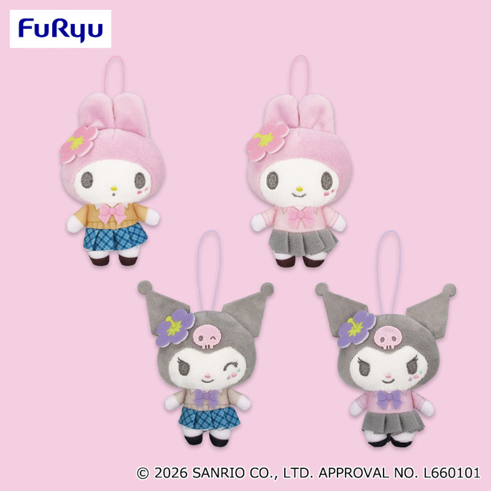 マイメロディ・クロミ ときめきスクール制服マスコット