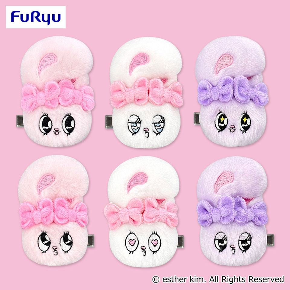 エスターバニー ぬいぐるみヘアクリップ