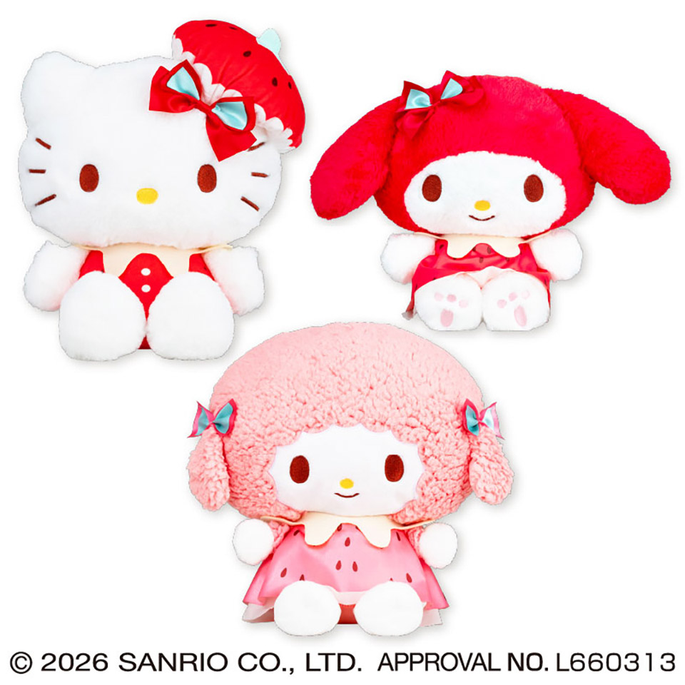 サンリオキャラクターズ いちごみるくメルトドールBIGタイプ1の画像1