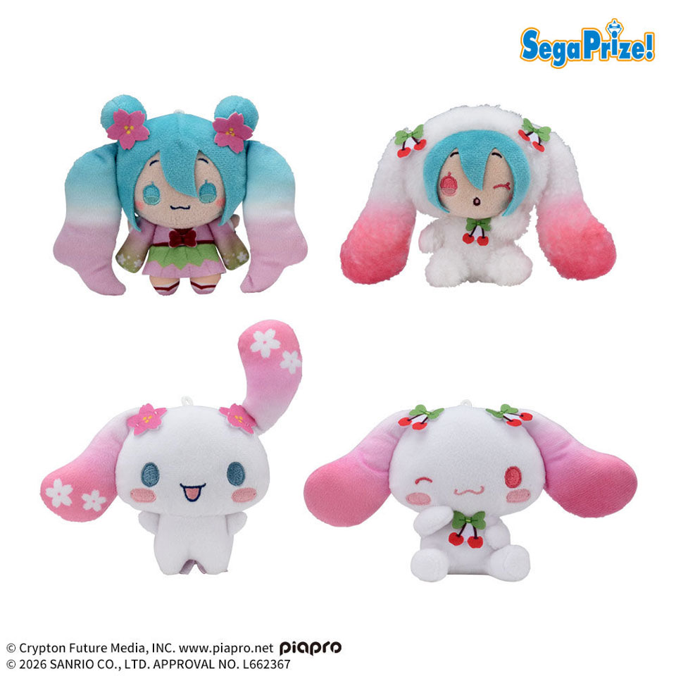 初音ミク×シナモロール マスコット 桜Ver.