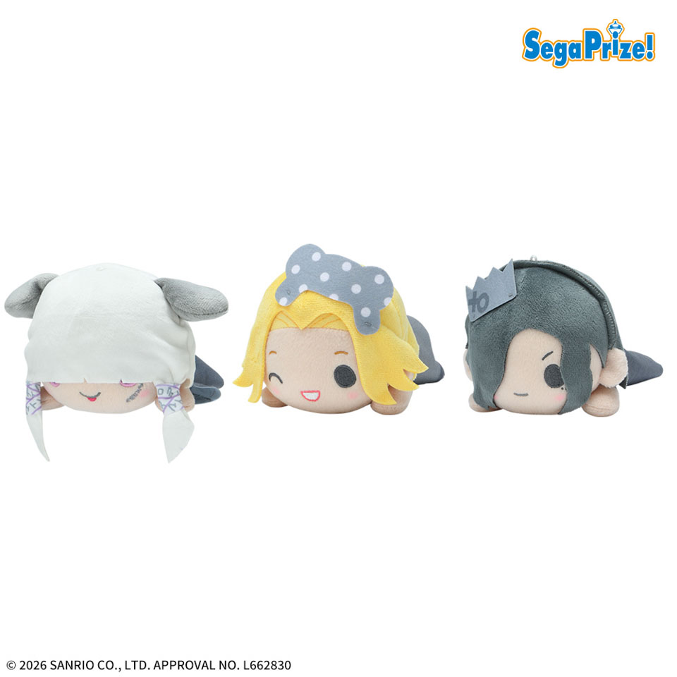 真天地開闢集団ジグザグ×サンリオキャラクターズ　寝そべり　ぬいぐるみの画像1