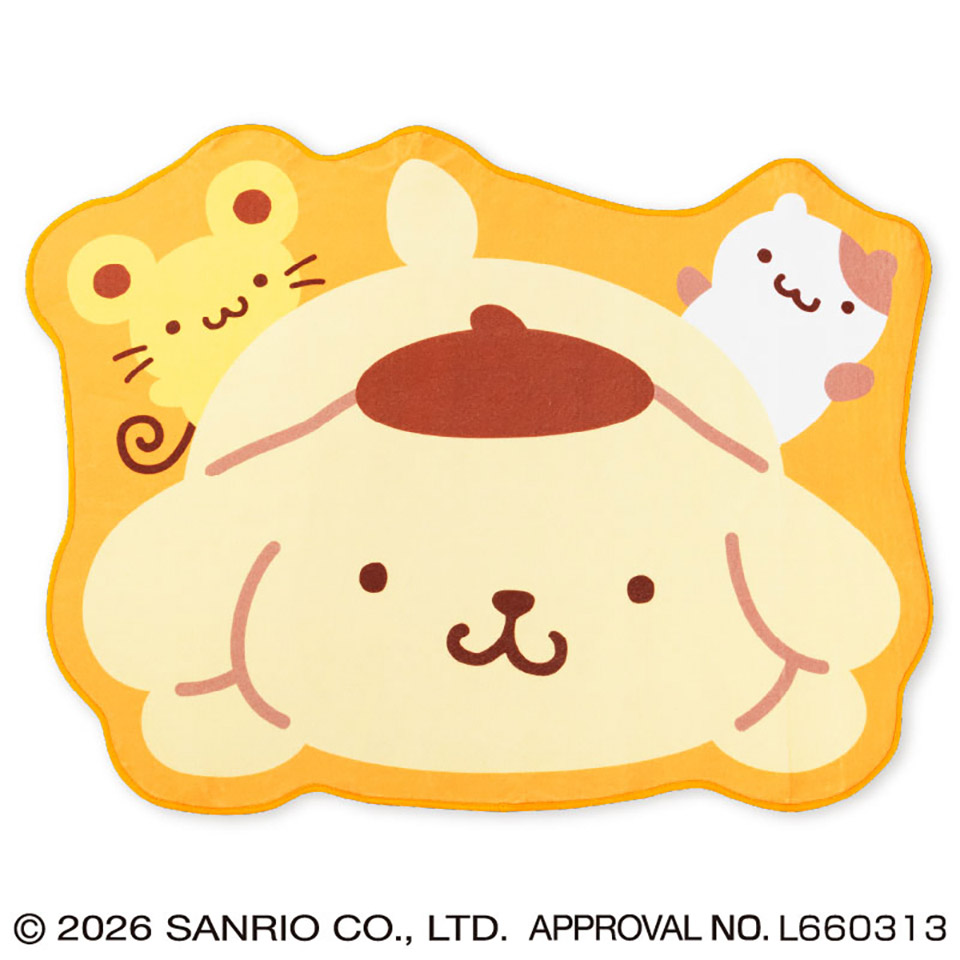 ポムポムプリン 特大ダイカットマットの画像1