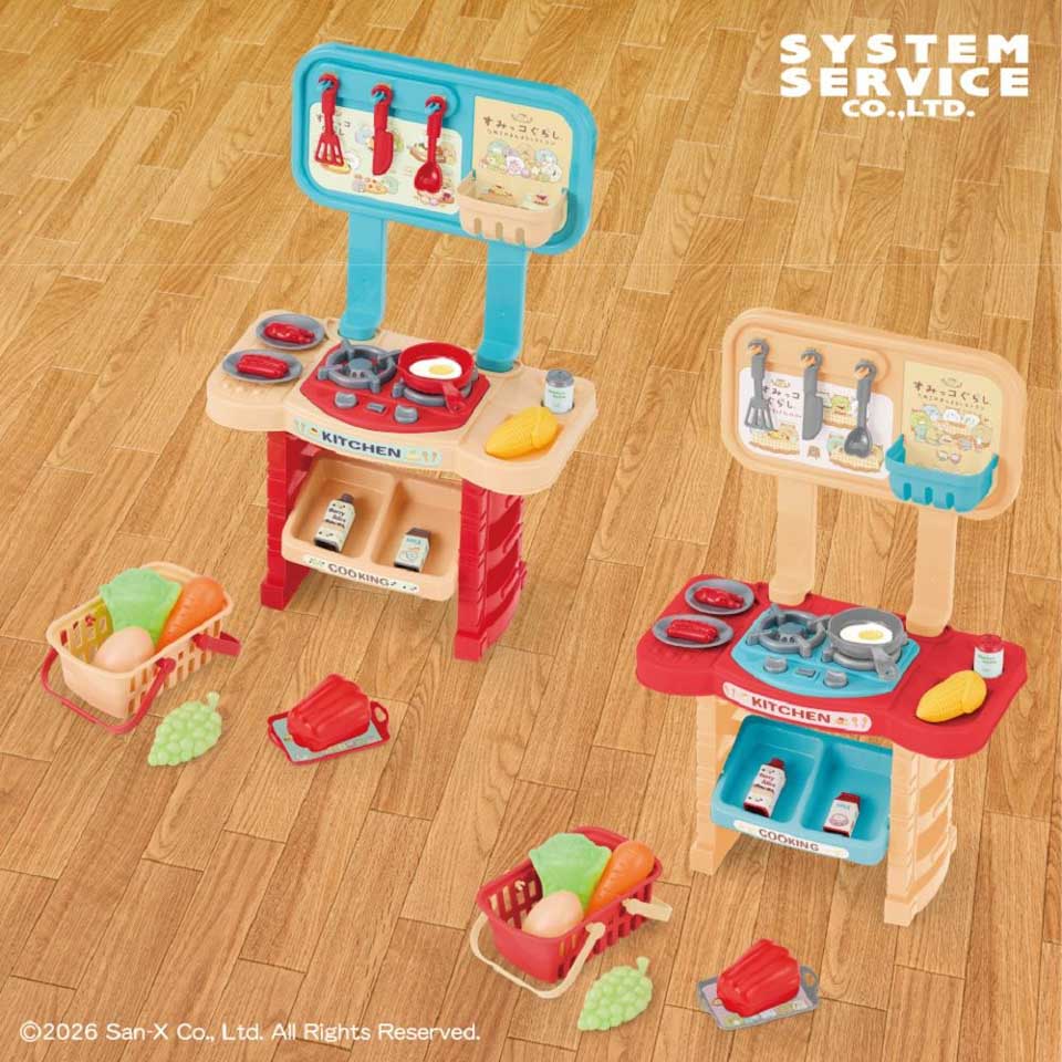 すみっコぐらし たぬきのまんまるレストラン おままごとキッチンセットの画像1