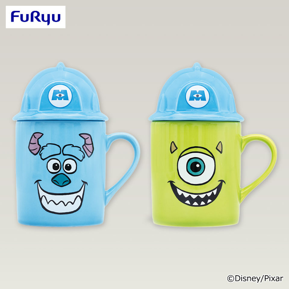 モンスターズ・インク ヘルメットふた付きフェイスマグカップの画像1