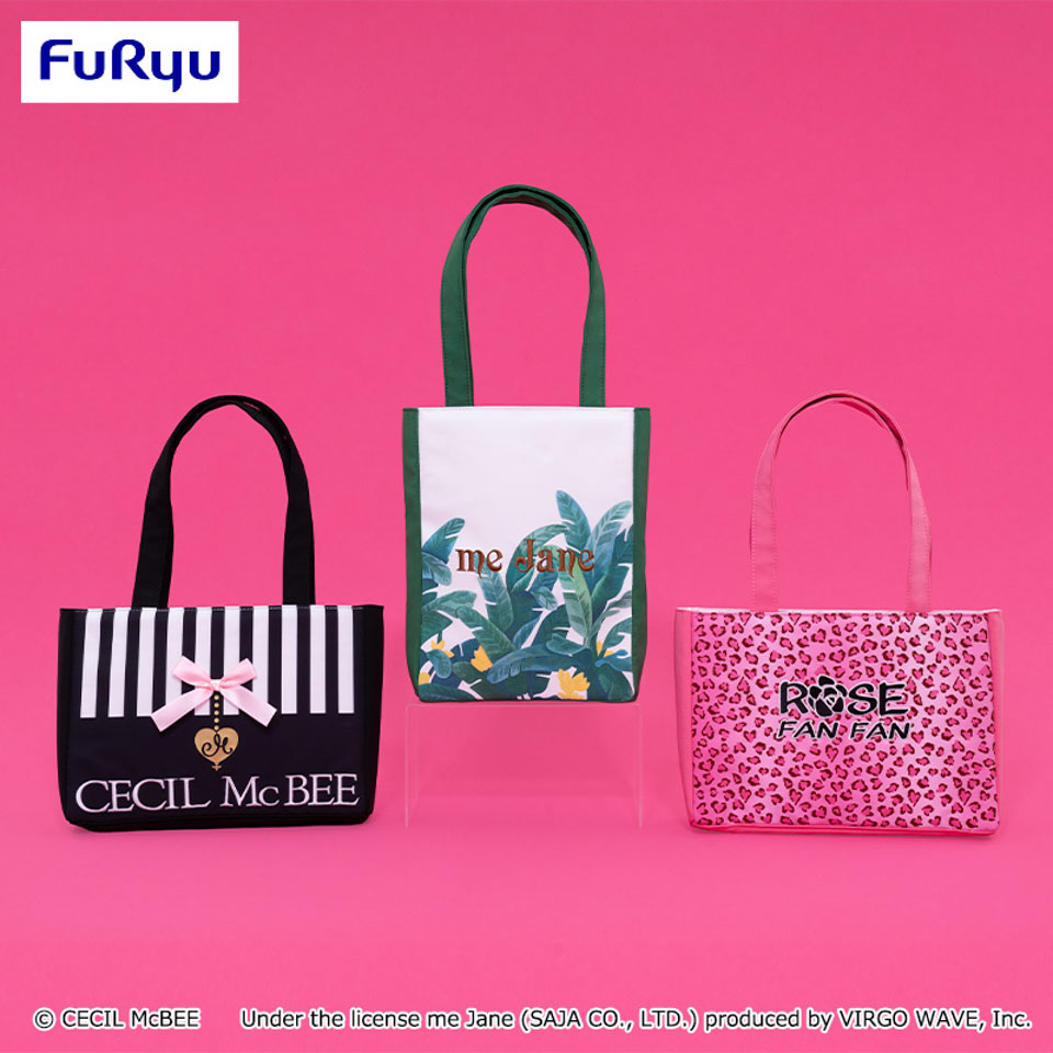 CECIL McBEEme JaneROSE FAN FAN ショッパー風トートバッグの画像1