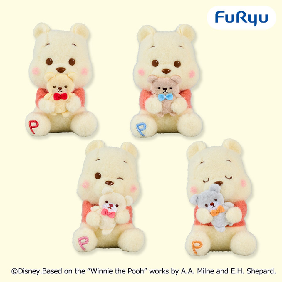 くまのプーさん ミルキーボア マスコット～くまさんだっこ～の画像1