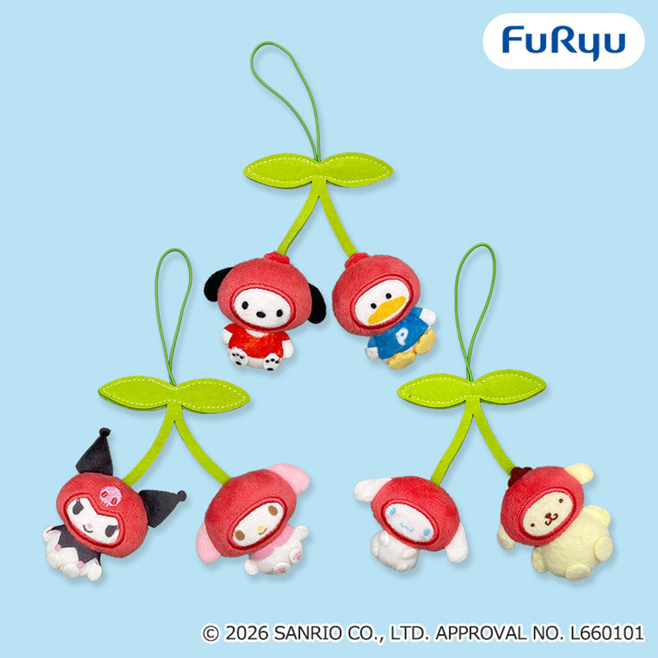 サンリオキャラクターズ なかよしさくらんぼペアマスコットの画像1