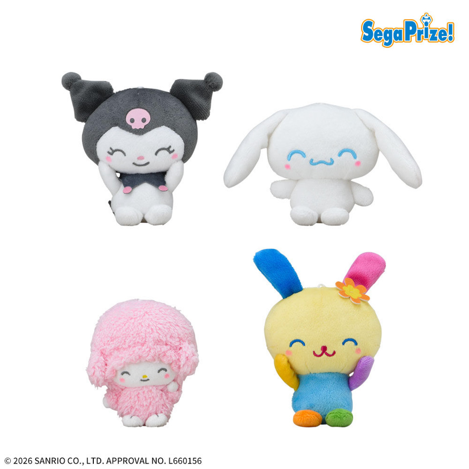 ゆるかわ　サンリオキャラクターズ　マスコット　にこにこの画像1