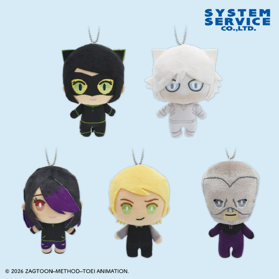 ミラキュラス レディバグ＆シャノワール デフォルメぬいぐるみ Part3の画像1