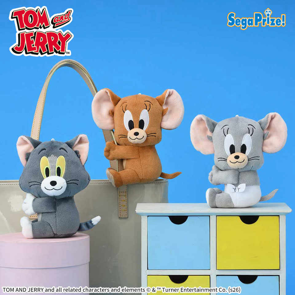 トムとジェリー　くっつき　ぬいぐるみの画像1