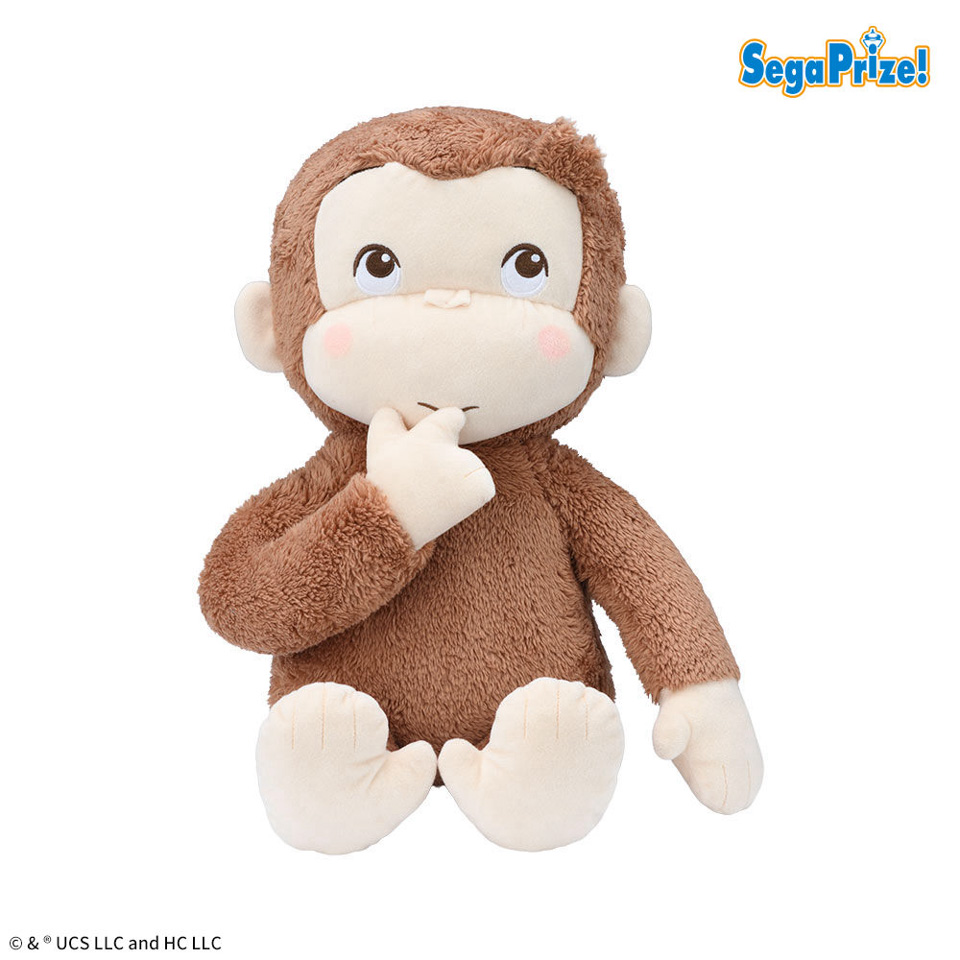 おさるのジョージ　赤いほっぺ　ＬＬぬいぐるみ　あまえんぼうの画像1