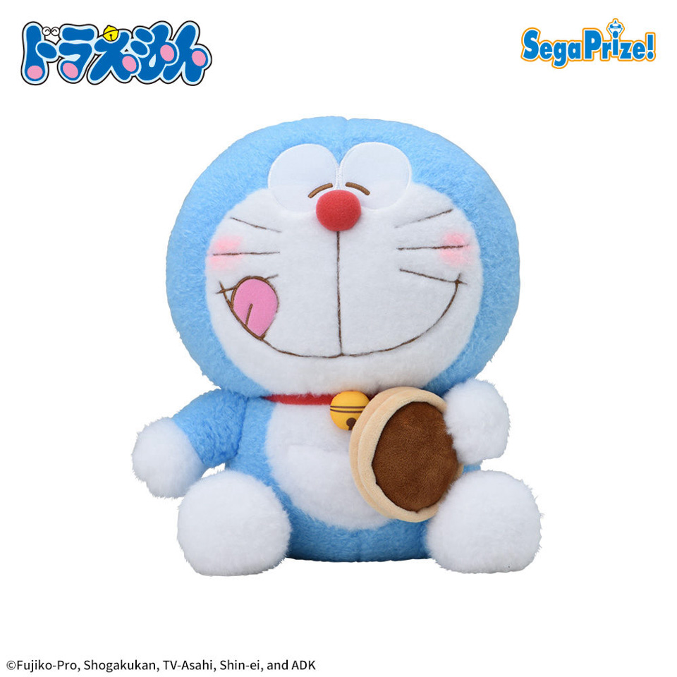 ドラえもん　赤いほっぺ　Ｌぬいぐるみ　どら焼き大好きＶｅｒ．の画像1