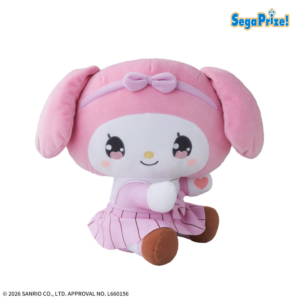 ゆるかわ　サンリオキャラクターズ　Ｌぬいぐるみマイメロディ　ＹＫ学園高等部の画像1