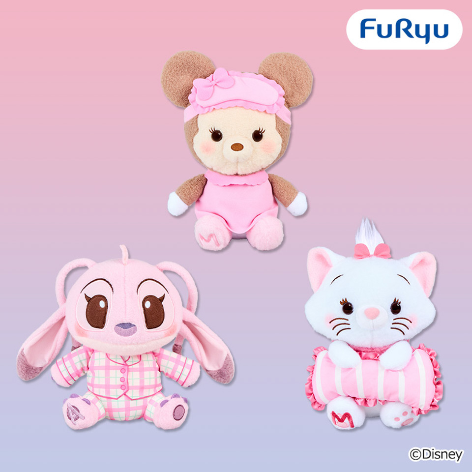 ディズニーキャラクター ミルキーボア おやすみピンクBIGぬいぐるみの画像1