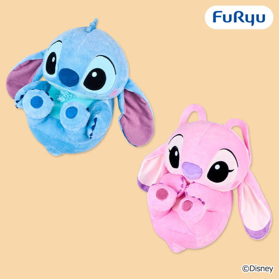 ディズニー　スティッチ 寝そべりコロコロ BIGぬいぐるみの画像1