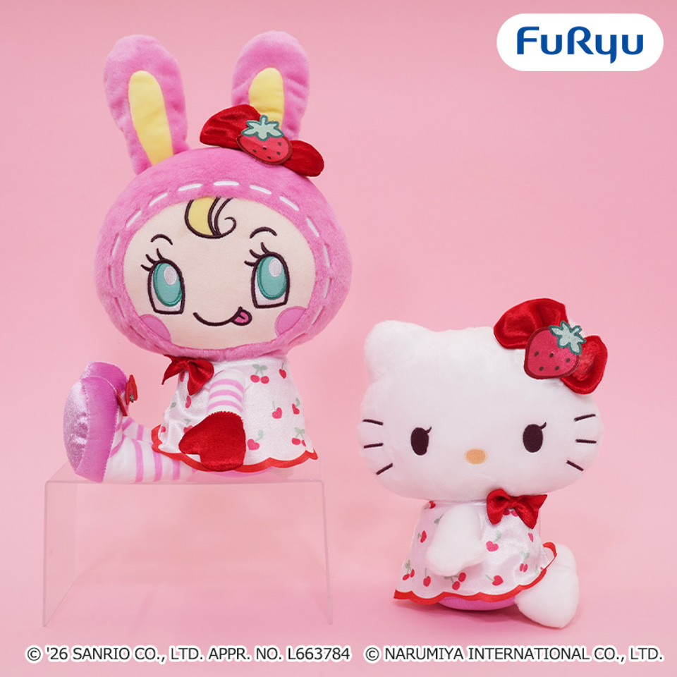 Mezzo Piano×Hello Kitty チェリーBIGぬいぐるみの画像1