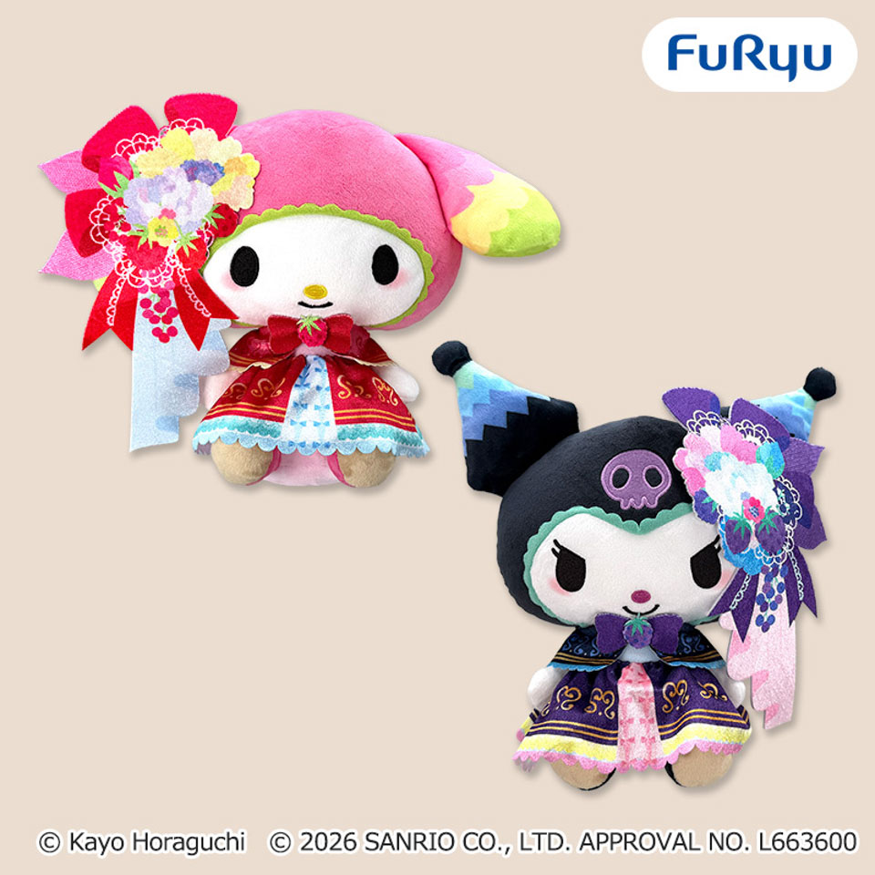 ホラグチカヨ×サンリオキャラクターズ BIGぬいぐるみの画像1