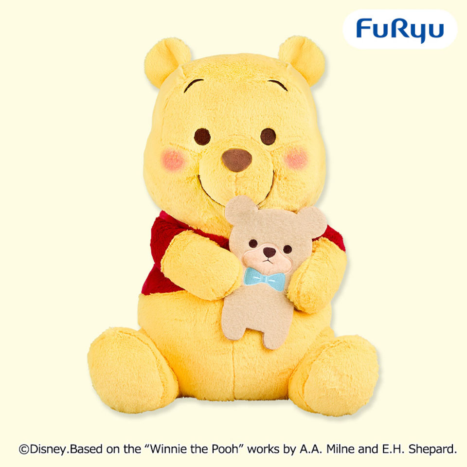 くまのプーさん FukuFuku 超超BIGぬいぐるみ～くまさんだっこ～の画像1