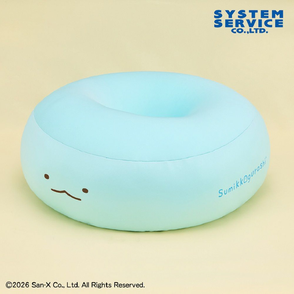 すみっコぐらし ビーズクッションXL プレミアムDX とかげの画像1