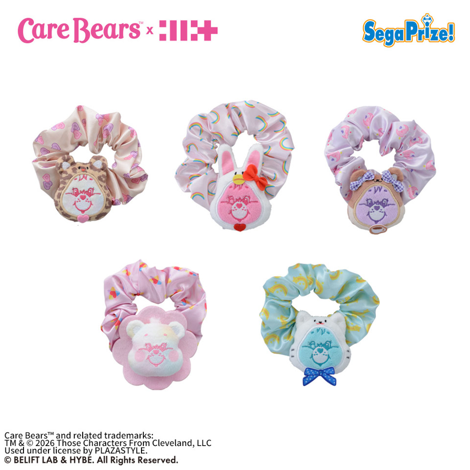 Ｃａｒｅ　Ｂｅａｒｓ×ＩＬＬＩＴ　マスコット付シュシュの画像1