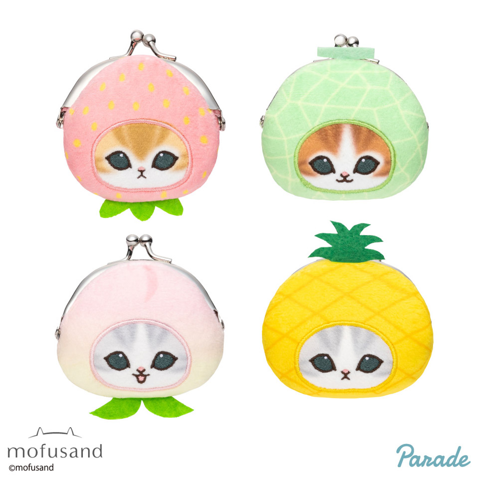 mofusand フルーツにゃんミニがまぐちの画像1