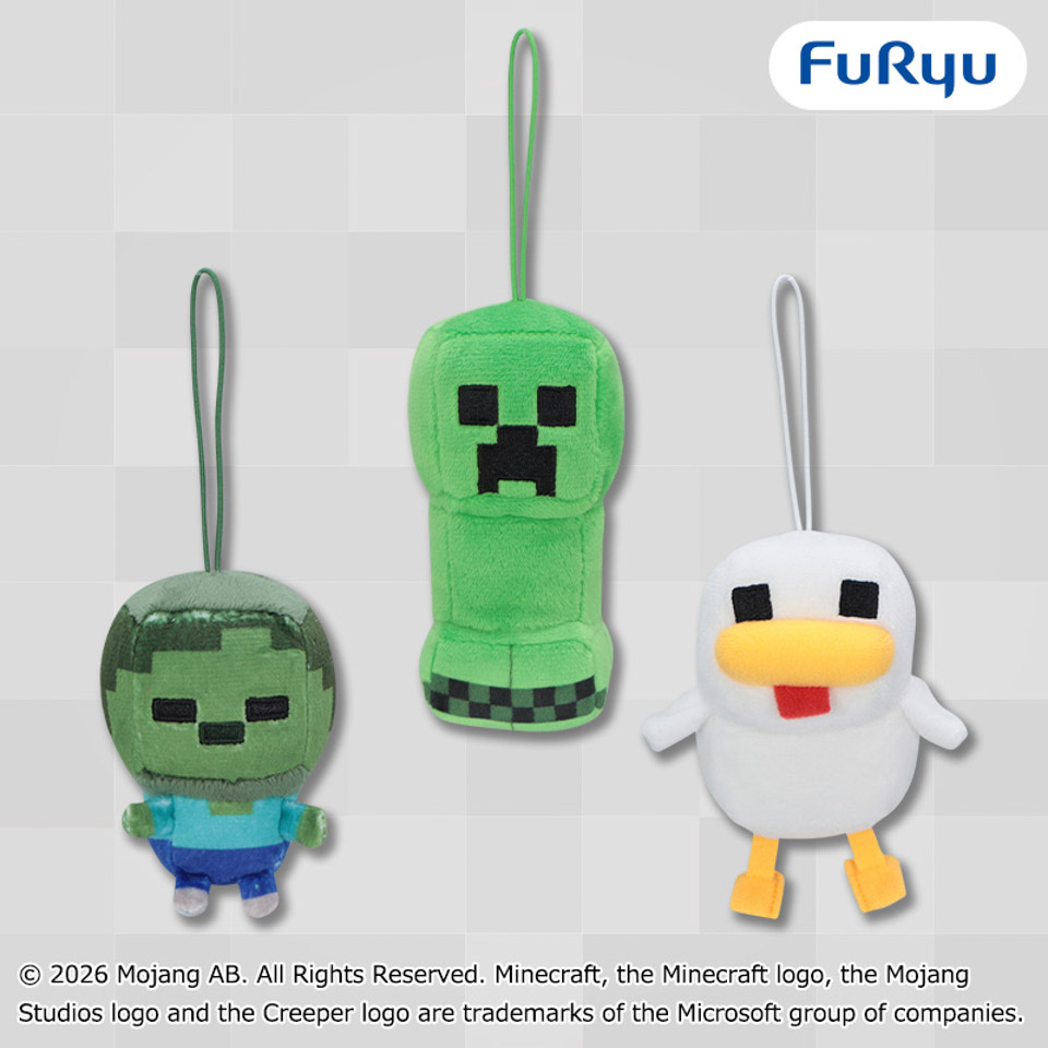 マインクラフト マスコット：ゾンビ：ニワトリ：クリーパーの画像1