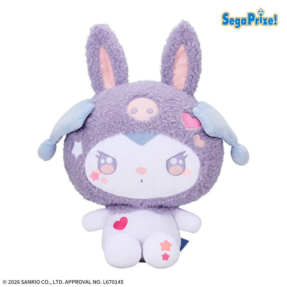 ゆるかわ　サンリオキャラクターズ　LLぬいぐるみ“クロミ”　Patch Rabbitsの画像1