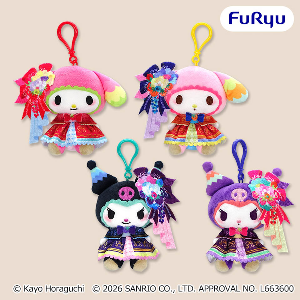 ホラグチカヨ×サンリオキャラクターズ くりっぴぃ ぬいぐるみの画像1