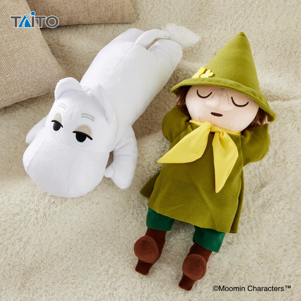 ムーミン　ＳＬサイズぬいぐるみ　のんびりムーミン＆スナフキン