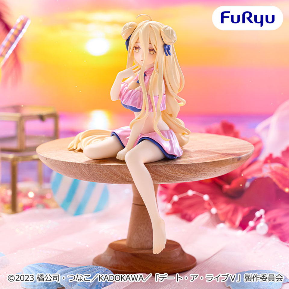 デート・ア・ライブV ぬーどるストッパーフィギュアー星宮六喰・水着 パステルピンクver.ー