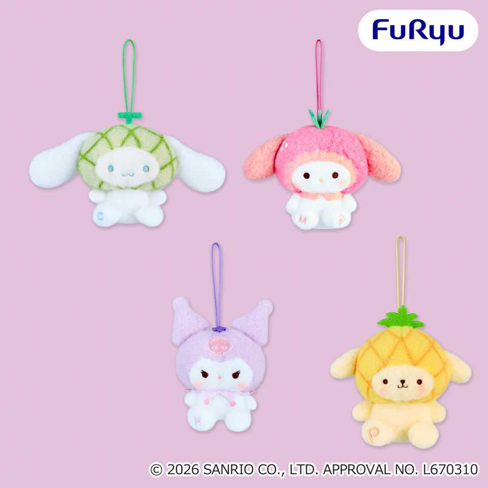 サンリオキャラクターズ　ミルキーボア　フルーツマスコットの画像1