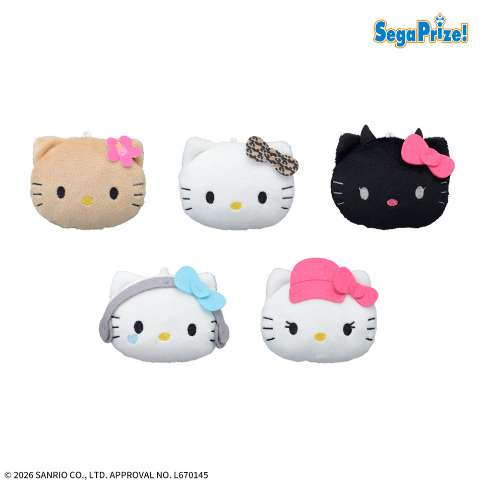 ハローキティ　フェイスマスコット　×〇×〇ギャルの画像1