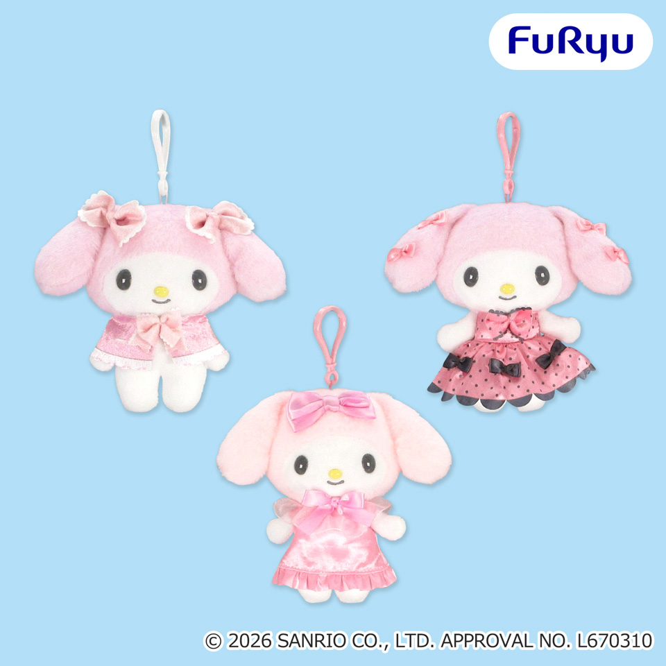 マイメロディ　ＳＡＮＲＩＯ　ＦＥＳ　２０２６　カラフルリンクコーデ　くりっぴぃ　ぬいぐるみの画像1