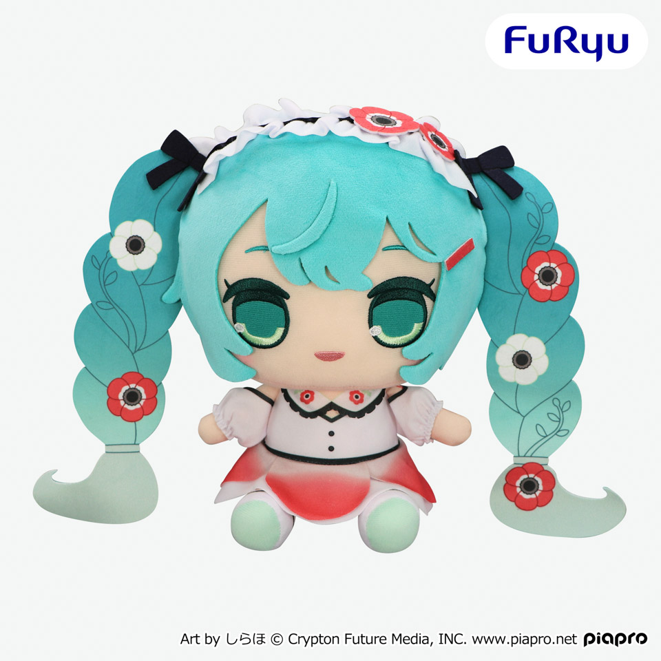 初音ミク　きゅるまるＢＩＧぬいぐるみーアネモネｖｅｒ．ーの画像1