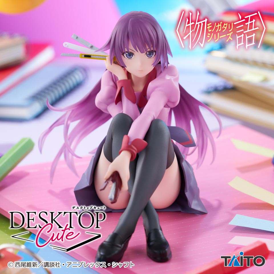 〈物語〉シリーズ　Ｄｅｓｋｔｏｐ　Ｃｕｔｅ　フィギュア　戦場ヶ原ひたぎの画像1